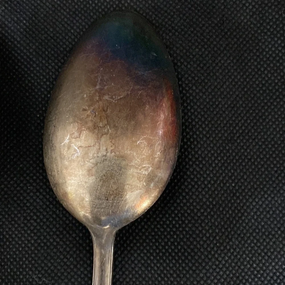 Vintage BMF 90 German Silver Plated Serving Spoon -Medium 1950’s -set of 4